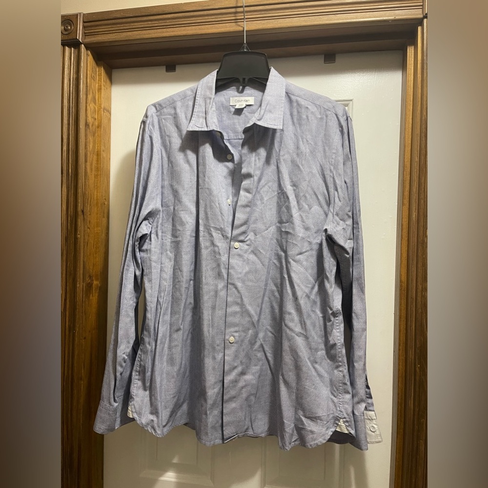 Calvin Klein size large button up shirt